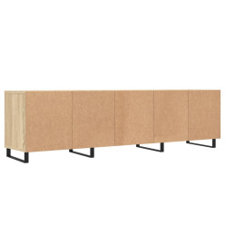 Meuble TV chêne sonoma 150x30x44,5 cm bois d'ingénierie