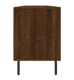 Meuble TV chêne marron 150x30x44,5 cm bois d'ingénierie