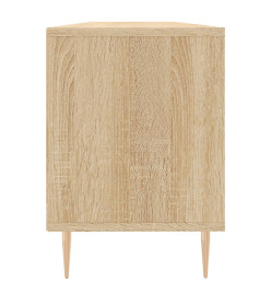 Meuble TV chêne sonoma 150x30x44,5 cm bois d'ingénierie