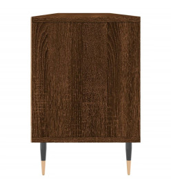 Meuble TV chêne marron 150x30x44,5 cm bois d'ingénierie