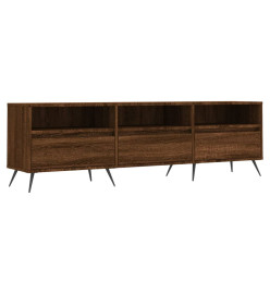 Meuble TV chêne marron 150x30x44,5 cm bois d'ingénierie