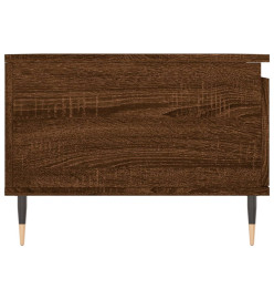 Table basse Chêne marron 90x50x36,5 cm Bois d'ingénierie