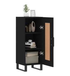 Buffet Noir 34,5x34x90 cm Bois d'ingénierie