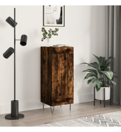 Buffet Chêne fumé 34,5x34x90 cm Bois d'ingénierie