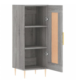 Buffet Sonoma gris 34,5x34x90 cm Bois d'ingénierie