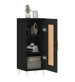 Buffet Noir 34,5x34x90 cm Bois d'ingénierie