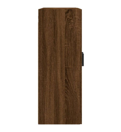 Armoire murale chêne marron 69,5x34x90 cm bois d'ingénierie