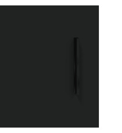 Buffet noir 69,5x34x90 cm bois d'ingénierie