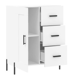Buffet blanc 69,5x34x90 cm bois d'ingénierie