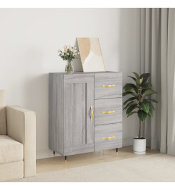 Buffet sonoma gris 69,5x34x90 cm bois d'ingénierie