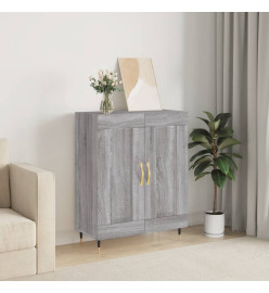 Buffet sonoma gris 69,5x34x90 cm bois d'ingénierie