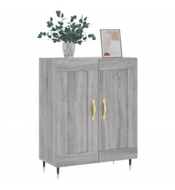 Buffet sonoma gris 69,5x34x90 cm bois d'ingénierie