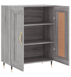 Buffet sonoma gris 69,5x34x90 cm bois d'ingénierie