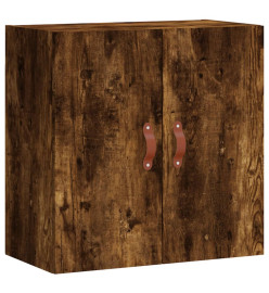 Armoire murale chêne fumé 60x31x60 cm bois d'ingénierie