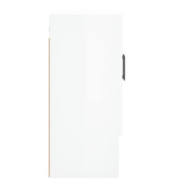 Armoire murale Blanc brillant 60x31x70 cm Bois d'ingénierie