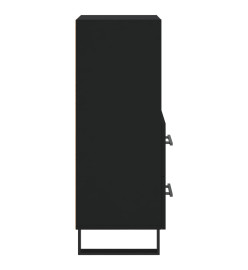 Buffet Noir 34,5x34x90 cm Bois d'ingénierie