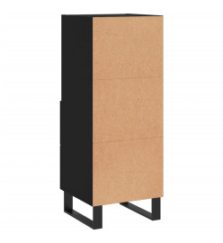 Buffet Noir 34,5x34x90 cm Bois d'ingénierie