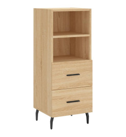 Buffet Chêne sonoma 34,5x34x90 cm Bois d'ingénierie