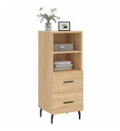 Buffet Chêne sonoma 34,5x34x90 cm Bois d'ingénierie
