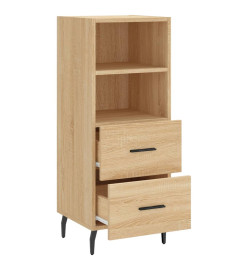 Buffet Chêne sonoma 34,5x34x90 cm Bois d'ingénierie