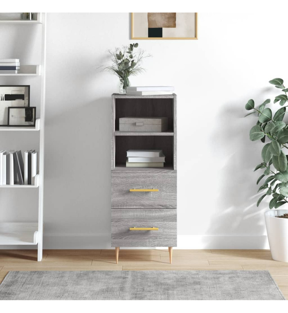 Buffet Sonoma gris 34,5x34x90 cm Bois d'ingénierie Buffet Sonoma gris 34,5x34x90 cm Bois d'ingénierie