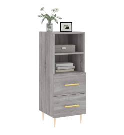Buffet Sonoma gris 34,5x34x90 cm Bois d'ingénierie