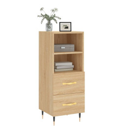 Buffet Chêne sonoma 34,5x34x90 cm Bois d'ingénierie