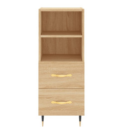Buffet Chêne sonoma 34,5x34x90 cm Bois d'ingénierie
