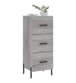 Buffet Sonoma gris 34,5x34x90 cm Bois d'ingénierie