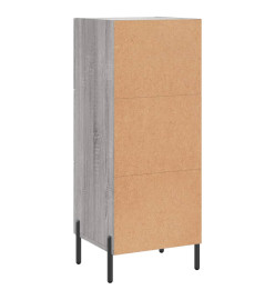 Buffet Sonoma gris 34,5x34x90 cm Bois d'ingénierie