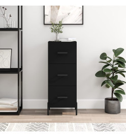 Buffet Noir 34,5x34x90 cm Bois d'ingénierie