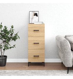 Buffet Chêne sonoma 34,5x34x90 cm Bois d'ingénierie