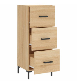 Buffet Chêne sonoma 34,5x34x90 cm Bois d'ingénierie