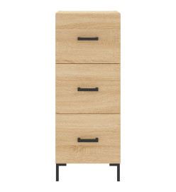 Buffet Chêne sonoma 34,5x34x90 cm Bois d'ingénierie