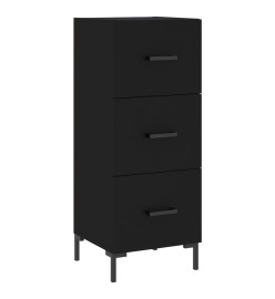 Buffet Noir 34,5x34x90 cm Bois d'ingénierie