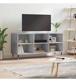 Meuble TV gris béton 103,5x30x50 cm bois d'ingénierie