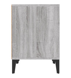 Tables de chevet 2 pcs Sonoma gris 40x35x50 cm