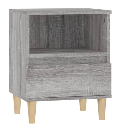 Tables de chevet 2 pcs Sonoma gris 40x35x50 cm