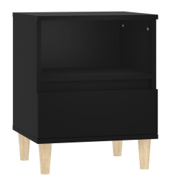 Tables de chevet 2 pcs Noir 40x35x50 cm