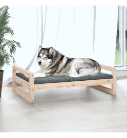 Lit pour chien 105,5x75,5x28 cm Bois de pin solide