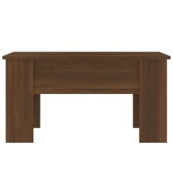 Table basse Chêne marron 79x49x41 cm Bois d'ingénierie