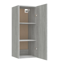 Armoire murale Sonoma gris 34,5x34x90 cm Bois d'ingénierie