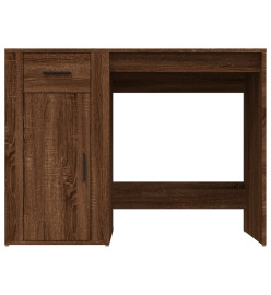 Bureau Chêne marron 100x49x75 cm Bois d'ingénierie