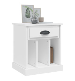 Tables de chevet 2 pcs blanc 43x36x50 cm