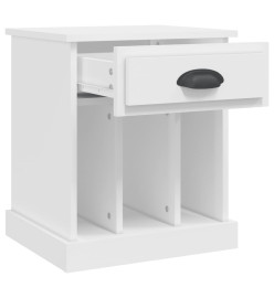 Tables de chevet 2 pcs blanc 43x36x50 cm