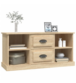 Meuble TV chêne sonoma 99,5x35,5x48 cm bois d'ingénierie