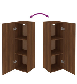 Meubles TV 2 pcs Chêne marron 30,5x30x90 cm Bois d'ingénierie