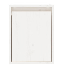 Armoire murale Blanc 30x30x40 cm Bois de pin massif