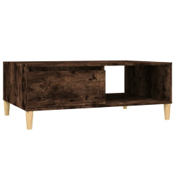 Table basse Chêne fumé 90x60x35 cm Aggloméré