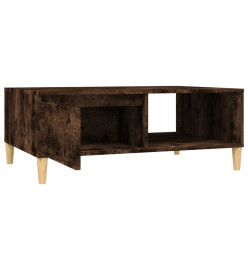 Table basse Chêne fumé 90x60x35 cm Aggloméré